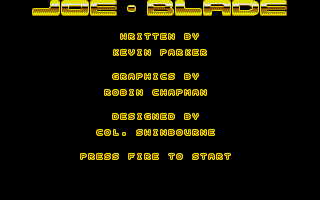 Joe Blade screenshot 2 for Atari ST